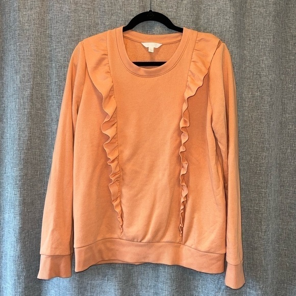 LC Lauren Conrad Tops - WOMEN'S LC Lauren Conrad Ruffle Sweatshirt Large